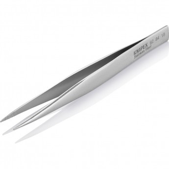 Пинцет прецизионный KNIPEX прямой закругленный немагнитный нержавеющий KN-928418