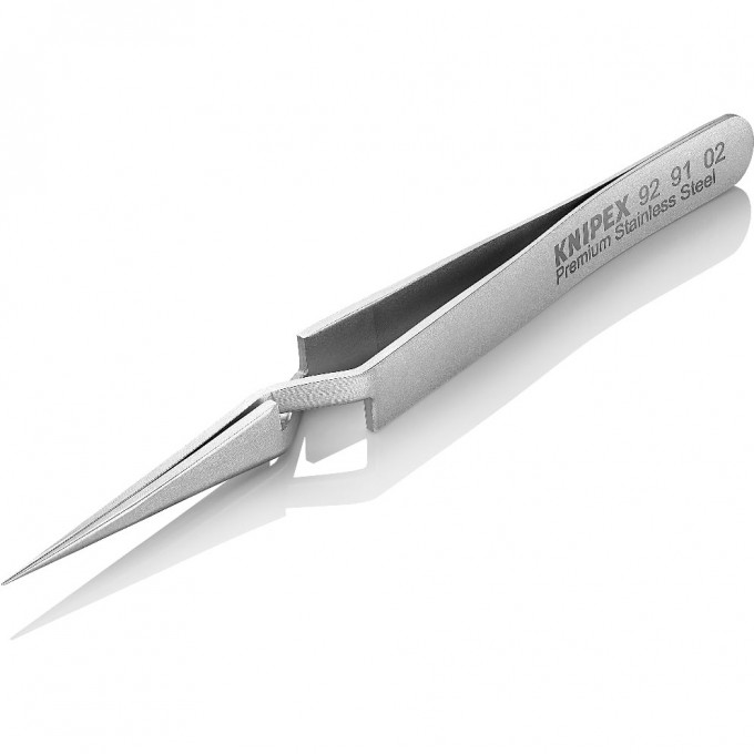 Пинцет крестовидный прецизионный KNIPEX с прямыми остроконечными губками KN-929102