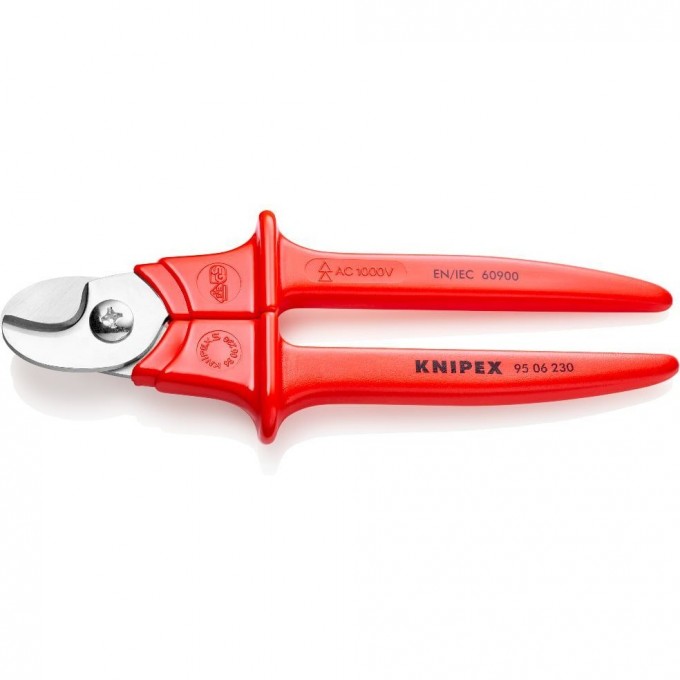 Кабелерезы диэлектрические KNIPEX для медных и алюминиевых кабелей до 50 мм² KN-9506230