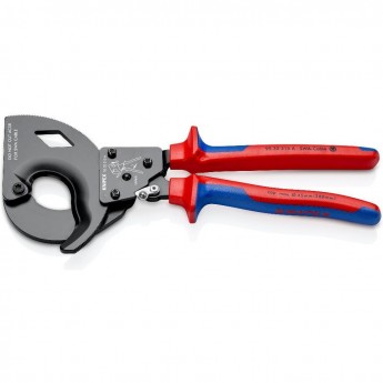 Секторные ножницы KNIPEX с храповым механизмом для резки кабеля со стальным армированием 315 мм KN-9532315A