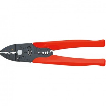Пресс-клещи многофункциональные KNIPEX для резки, снятия изоляции и опрессовки 0. мм² KN-9732225