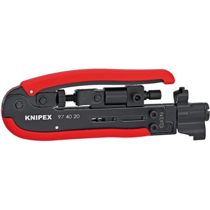 Кримпер для штекеров F, BNC, RCA KNIPEX KN-974020SB