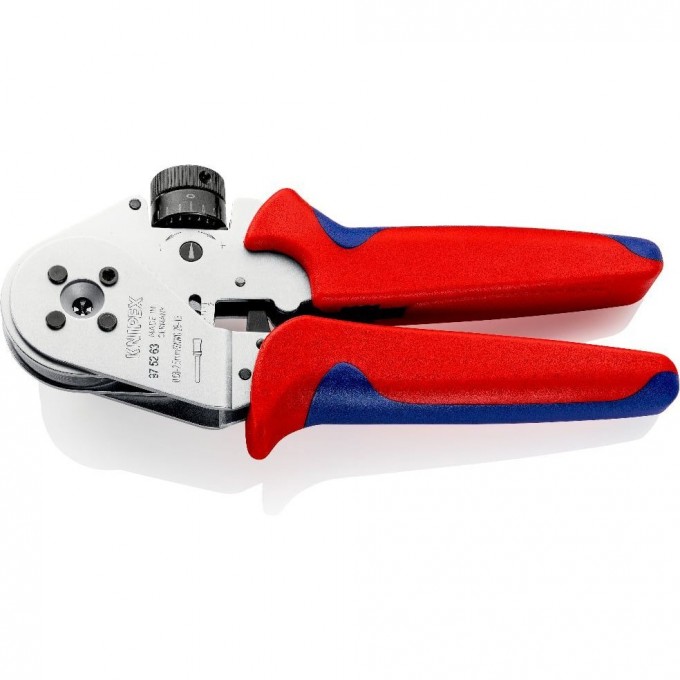 Кримпер для тетрагональной опрессовки контактов KNIPEX 0..5 мм² KN-975263