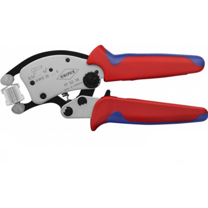 Кримпер для опрессовки контактных гильз KNIPEX 0. мм² KN-975318SB