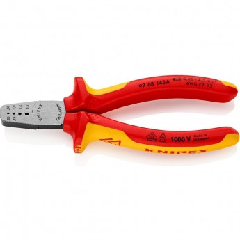 Кримпер диэлектрический для обжима контактных гильз KNIPEX 0..5 мм² KN-9768145A