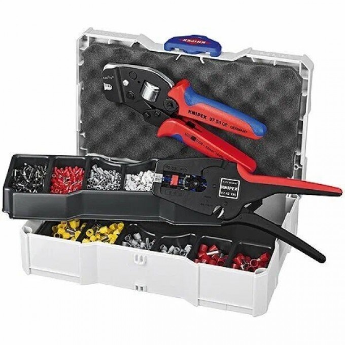 Набор для обжима кабельных наконечников KNIPEX в систейнере TANOS MINI-systainer KN-979024
