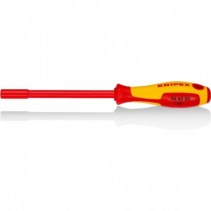 Торцевой ключ с отверточной ручкой диэлектрический KNIPEX 5 мм KN-980305