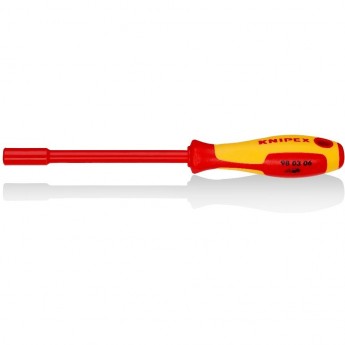 Торцевой ключ с отверточной ручкой диэлектрический KNIPEX 6 мм KN-980306