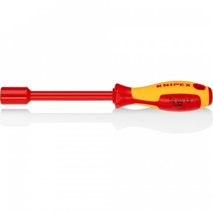 Торцевой ключ с отверточной ручкой диэлектрический KNIPEX 12 мм KN-980312