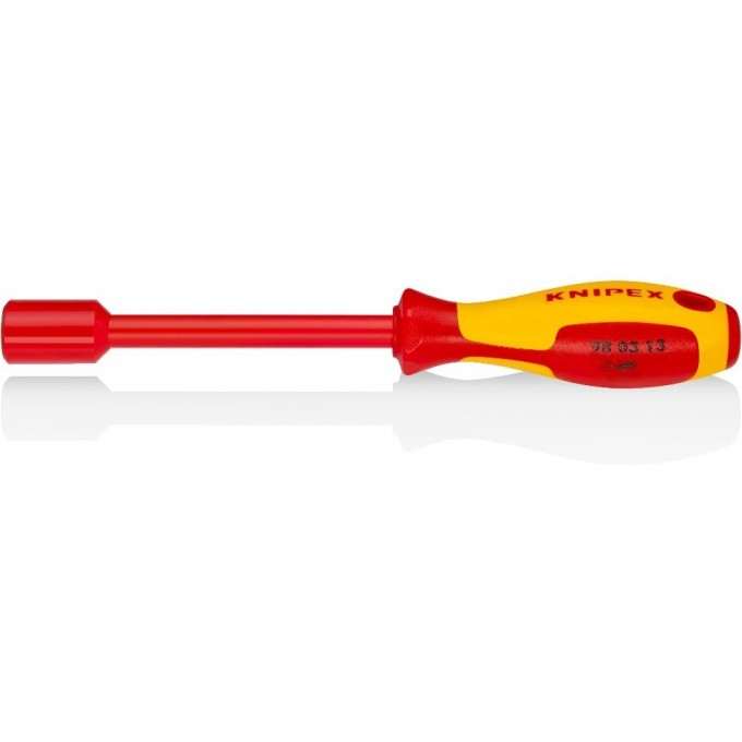 Торцевой ключ с отверточной ручкой диэлектрический KNIPEX 13 мм KN-980313