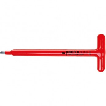 Отвертка диэлектрическая шестигранная VDE с Т-образной ручкой KNIPEX 6 мм KN-981506
