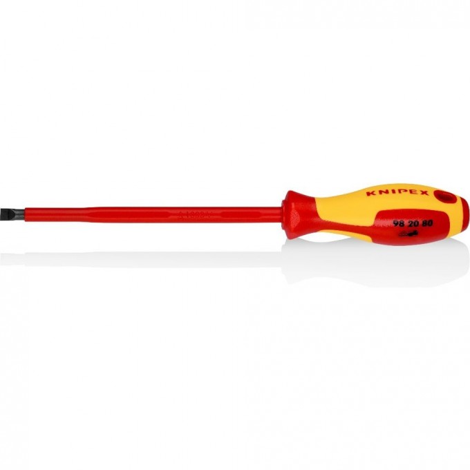 Отвертка шлицевая диэлектрическая KNIPEX VDE 8x1 KN-982080