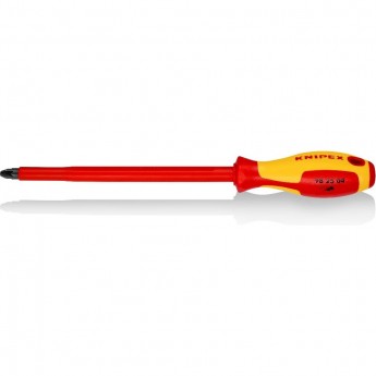 Отвертка крестовая диэлектрическая Pozidriv KNIPEX PZ 4 VDE KN-982504