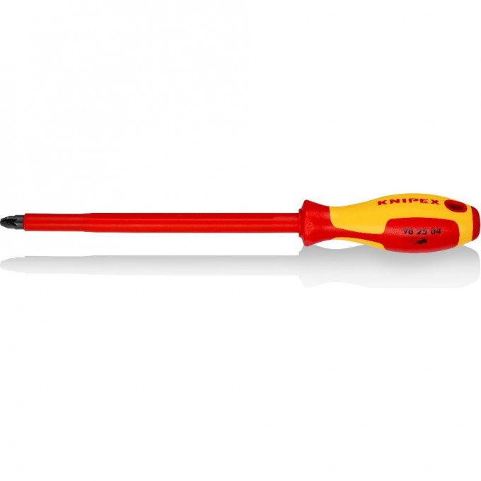 Отвертка крестовая диэлектрическая Pozidriv KNIPEX PZ 4 VDE KN-982504
