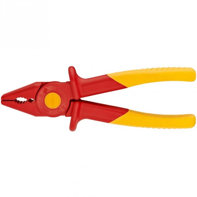 Плоскогубцы универсальные полностью изолированные KNIPEX 180 мм KN-986201